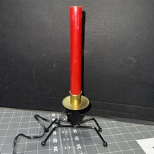 Vintage Christmas Candolier Electric MCM  Red Plastic Candles Single Light