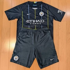 Nike Manchester City 2018/19 Away CHAMPIONS Youth XL football shirt & shorts