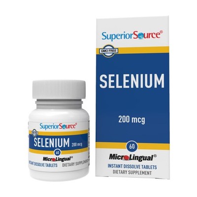 Superior Source Selenium 200 mcg - Immune Health Support 60 Count (Pack of 1) 