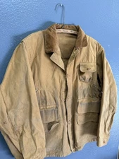 Vintage 50’s Red Head Bone Dry Cotton Brown Men’s Hunting Jacket Size M/L USA 