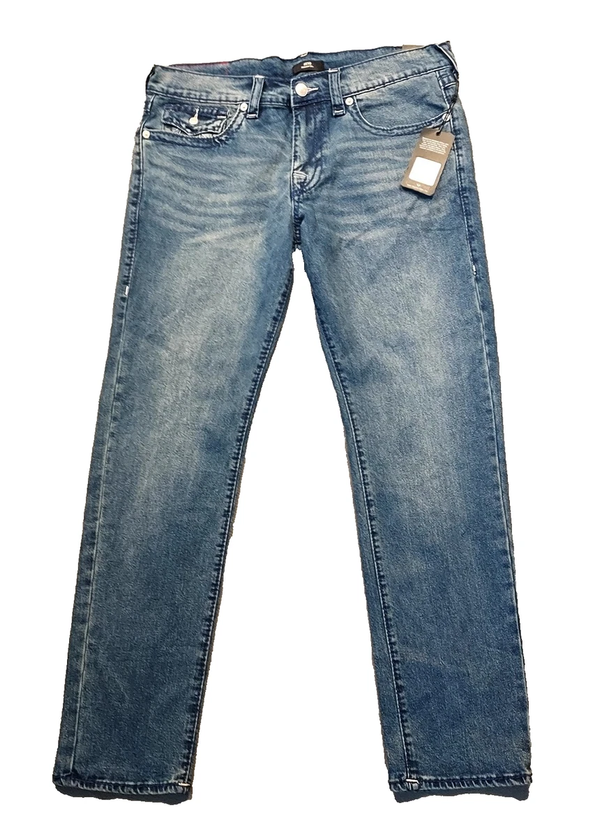 True Religion Denim Regular 34 Size Jeans Men's 33 in Inseam for