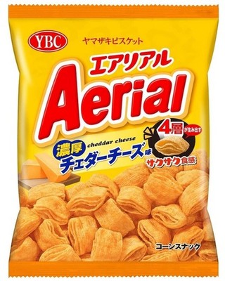 Yamazaki Biscuit Aerial Rich Cheddar Cheese Flavor 65g Japanese Snack Chips