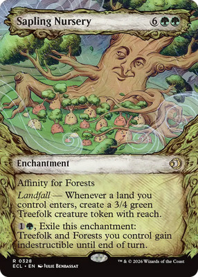 x1 Sapling Nursery ECL Lorwyn Eclipsed MTG 328 M/NM 1x