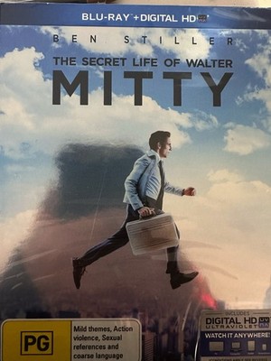 THE SECRET LIFE OF WALTER MITTY (2013) - BLURAY Slipcover Ben Stiller NEW! BU:1