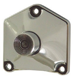 V-Factor 17758 Chrome Solenoid Cover Push Button Starter for Big Twin 91-17