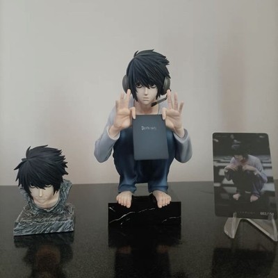 DEATH NOTE Yagami Light Statue Anime Figure Collectibles 2 Heads