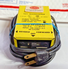 SUPER clean WORKING gilbert erector set POWERMTIC TRANSFORMER