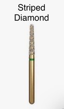 Coltene Alpen Burs Friction Grip Diamond Coarse Striped 850T-018 5/Pk 60032237