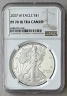 2007 W American EAGLE NGC PF 70 ULTRA CAMEO;A096
