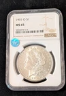 1901-O Morgan Silver Dollar MS 65 NGC SIGHT WHITE Brilliant Blast White