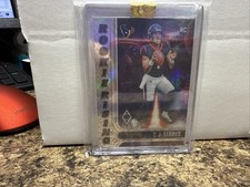 C.J. STROUD #RIS-2 RC 2023 PANINI PHOENIX TEXANS ROOKIE RISING SILVER READ