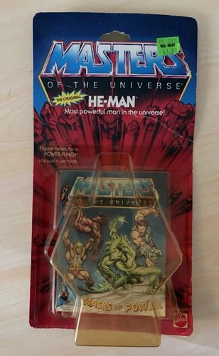 Vintage And Rare 1982 Only Version He-man MOTU card and plastic. No  figure
