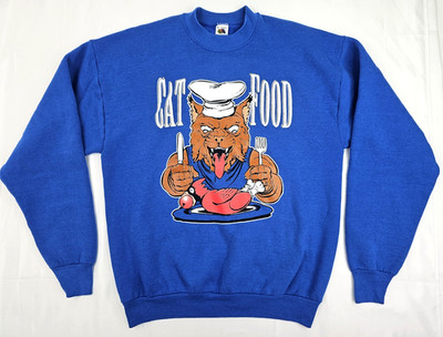 Vtg University Kentucky Fruit of Loom Crew SE Size XL, UK vs Lousiville Cat Food