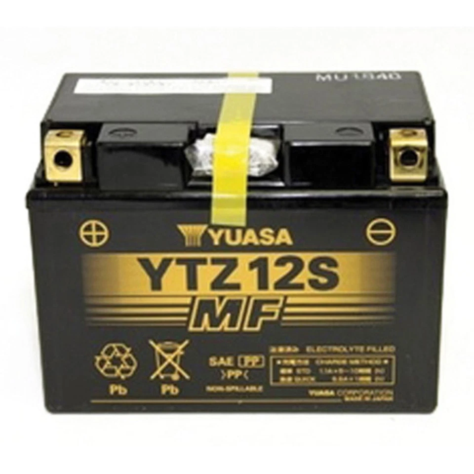 Yuasa Battery YTZ12S Sealed Factory Activated YUAM7212A Foto 4 de 4