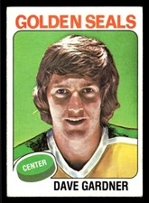 1975-76 Topps Dave Gardner #119 - California Golden Seals - VG