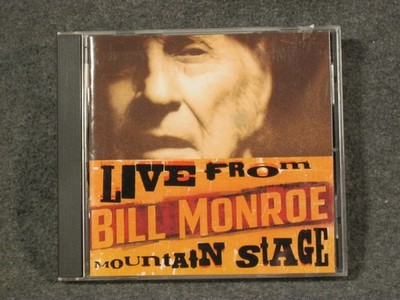 Bill Monroe-Live From Mountain Stage CD, Live Bluegrass! Free Shipping!