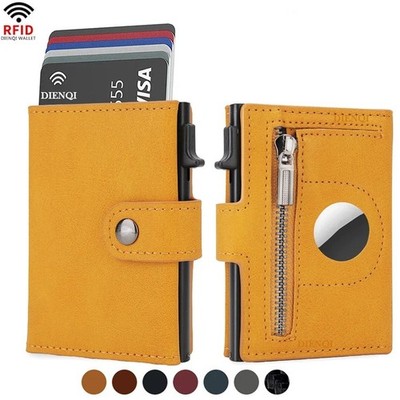 RFID Blocking Wallet for Men Slim Leather Minimalist Card Holder Gift.