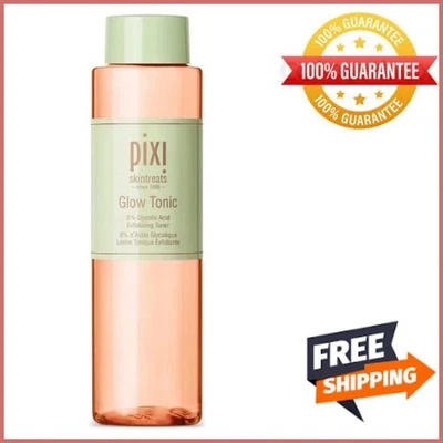 Pixi Glow Tonic 250ml Exfoliating Toner with Glycolic Acid for Radiant Skin