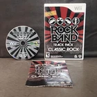 Rock Band Track Pack Classic Rock Wii Game CIB