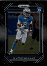 2022 Panini Chronicles Prizm Black #13 Jameson Williams - NM-MT