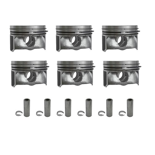 Engine Pistons Rings Set For Volvo S80 XC60 XC70 XC90 Land Rover LR2 3.2L B6324S - Picture 2 of 3