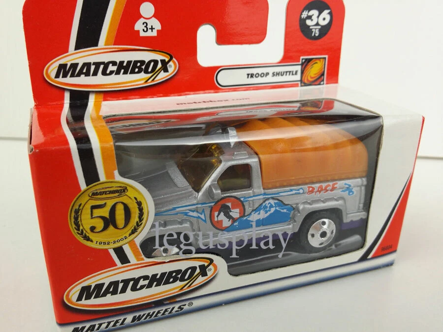 Matchbox Diecast 1/64 96804 Shuttle Delle Truppe #36/75 50° Anniversario - Immagine 2 di 2