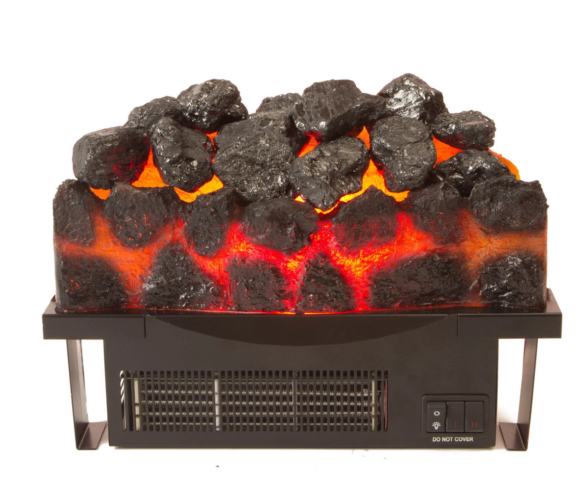 NEW 16u0026#034; 40cm Inset Tray LED Electric Fire fit Coal Back Brick Basket  replacement | eBay