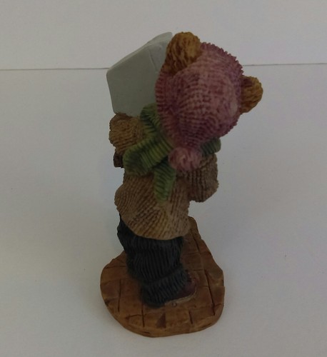 K's Collection Bear with a Computer Resin Figurine - Picture 2 of 5