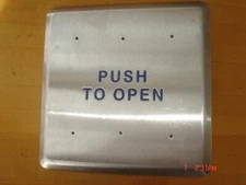 B.E.A. 6” Square PUSH TO OPEN Handicap Entrance/Exit Automatic Door Switch