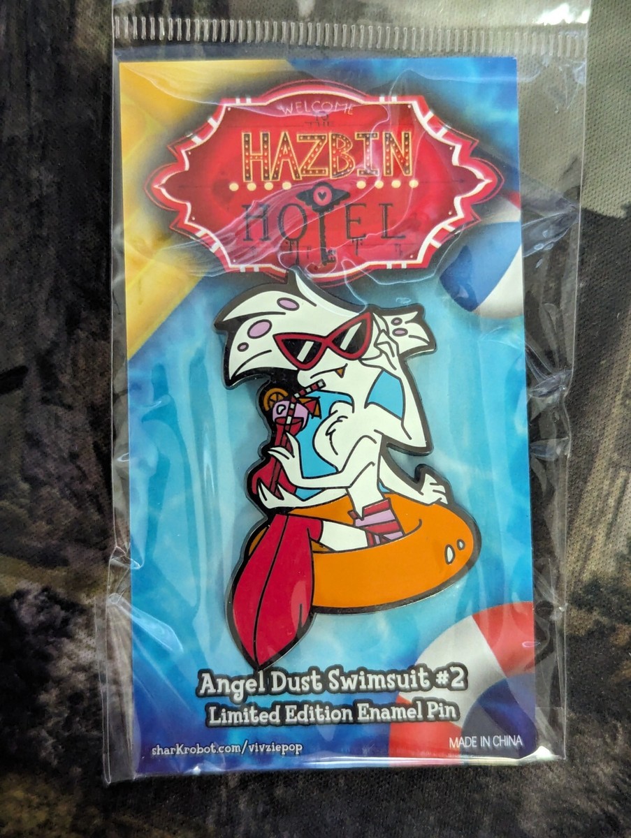 Hazbin Hotel Swimsuit Angel Dust #2 Limited Edition Enamel
