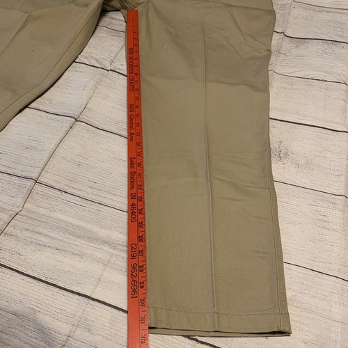 Carhartt B 129KHI Herrenhose Größe 44 x 32 unifarben vorne Arbeit khaki - Bild 6 von 9