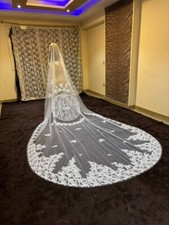 bridal Veil Lace veil Royal virgin marry veil rhinestones lace Veil