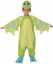 2pc Draggles Hatchimal Green w/Attached Tail Shoe Halloween Costume Child S 4-6