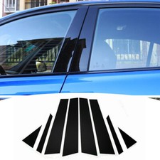 8pcsset Glossy Black Pillar Posts Door Window Cover For Nissan Sentra 2013-2019