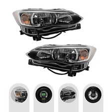 For 2018 2019 2020 2021 Subaru Crosstrek Pair Halogen Headlights Left & Right