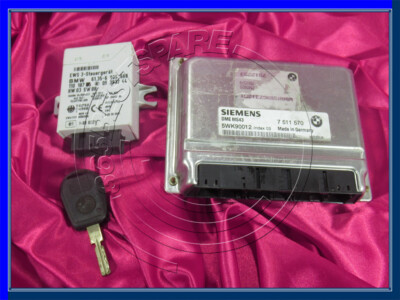 BMW Z3 3 5er E36 E46 E39 2.0i M54 MOTORSTEUERGERÄT COMPUTER DME MS43 EWS3 SCHLÜSSELSATZ