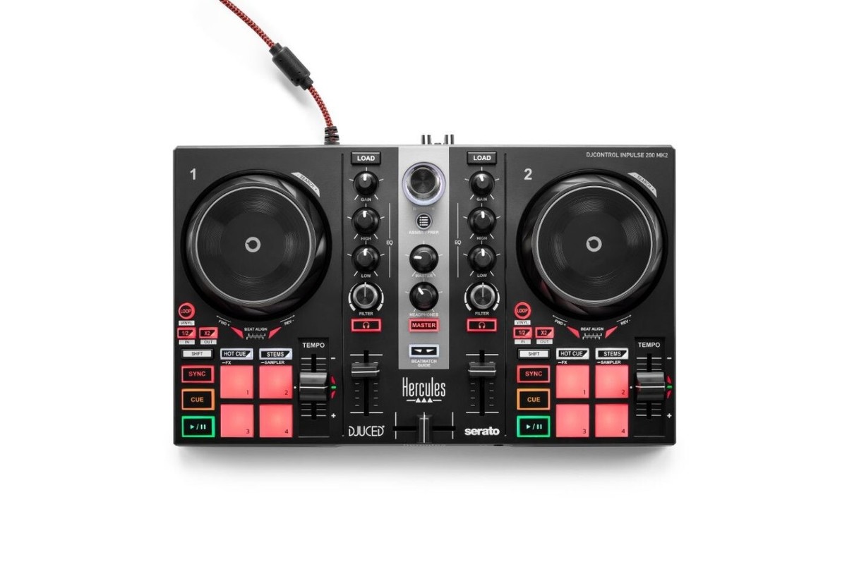 Hercules DJControl Inpulse 200 MK2 - Portable 2-Channel DJ Hercules DJControl Inpulse 200 MK2 - Portable 2-Channel DJ