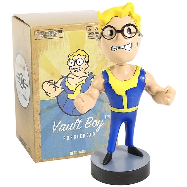未使用フォールアウトfallout boy　１個 Amazon.com: Loot Crate Exclusive Vault Boy Bobble Head