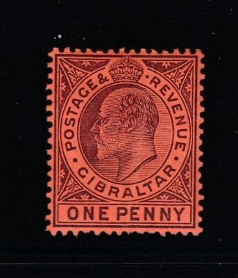 Gibraltar, Sc 50 (SG 57), MHR (minor gum bends)