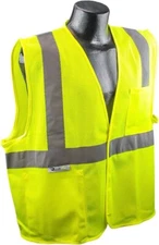 Radians SV2GM3X Class 2 Mesh Safety Vest, Green, 3XL Construction Factory