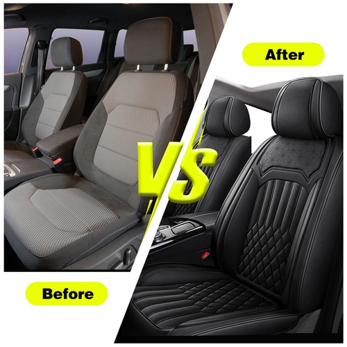 For Chevrolet Waterproof Faux Leather Car Front & Rear 5-Seat Covers Full Set - Picture 6 of 82