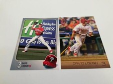 2016 PHILLIES PLAYER/COACH PHOTO CARD David Lough SGA