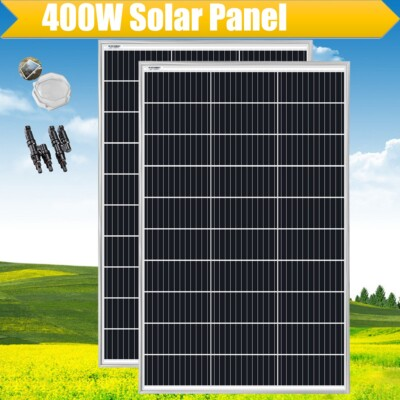 #ad 12V 100W 170W 200W 340W 400W Monocrystalline Solar Panel RV Home Roof Boat Car $25.40
