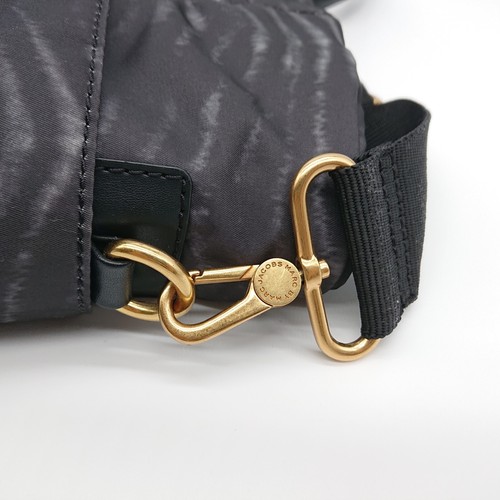 MARC JACOBS 2way Shoulder Bag Tote Bag Black Nylon Shoulder belt Gray Vietnam - Picture 12 of 23