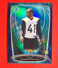 Aaron Colvin ~ 2014 Bowman Chrome ~ Bubbles Refractor /99 ~ Rookie RC