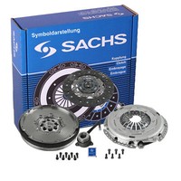 Sachs Kupplungssatz + Zweimassenschwungrad + AusrüCker Audi, Seat, Skoda, VW