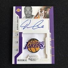 Derrick Caracter 2010-11 Playoff Contenders Rookie Ticket Patch Auto