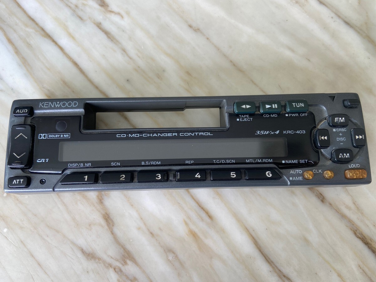 KENWOOD KRC-403 CAR STEREO FACEPLATE KENWOOD KRC-403 FACEPLATE