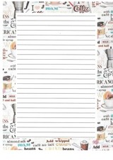 20 Sheets 5 Envelopes A5 Letter Writing Set: vintage coffee ads print 