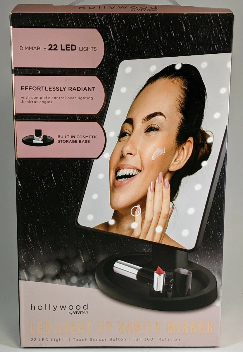 Hollywood By Vivitar Led Light Up Vanity Mirror New